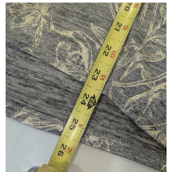 Metallic Foil Dolman Top | WHBM Gold Floral V-Neck Soft Knit Blouse M NWT - Picture 11 of 13